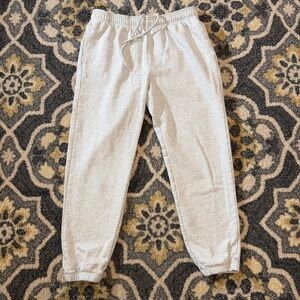 GAP Men’s Heather Gray Elastic Jogger Sweatpants | Size M